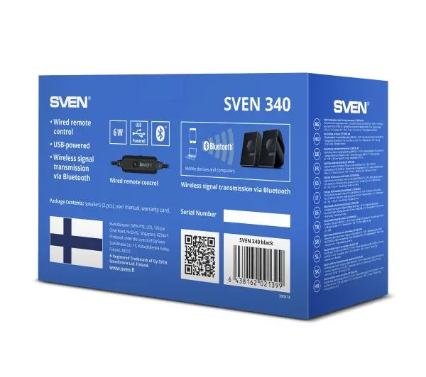 Sven 340 Czarny