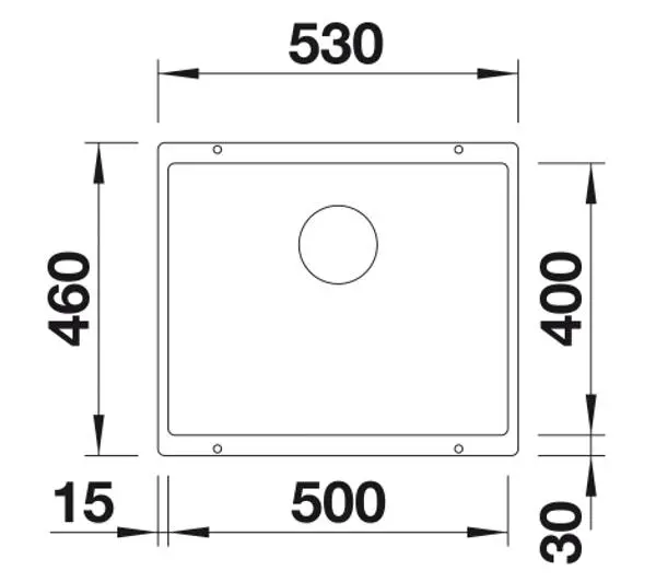 Blanco SUBLINE 500-U 527353 Granitowy Szary - Kup na Raty - RRSO 0%