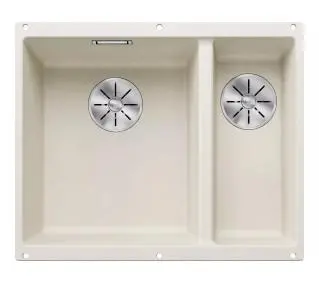 Blanco SUBLINE 340/160-U 527162 Komora z lewej strony Granitowy Biały - Kup na Raty - RRSO 0%