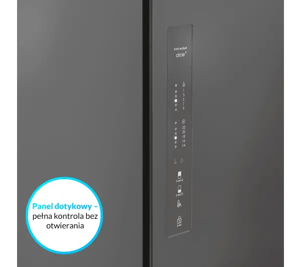 Candy CFQQ5T817EPS Pełny No Frost 181,5cm Inox - TRZECI -55%, ALBO 5-TY ZA 1ZŁ - Kup na Raty - RRSO 0%