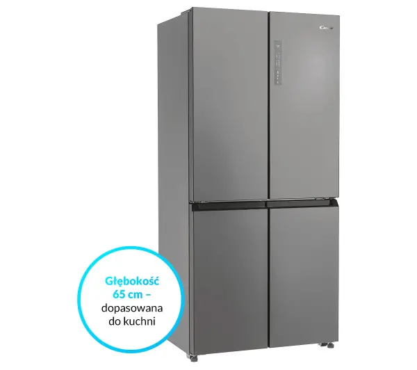 Candy CFQQ5T817EPS Pełny No Frost 181,5cm Inox - TRZECI -55%, ALBO 5-TY ZA 1ZŁ - Kup na Raty - RRSO 0%