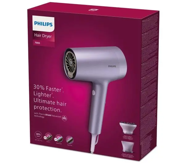 Philips Seria 7000 BHD720/10 Jonizacja Dyfuzor Zimny nawiew 1800W 2 prędkości 4 temperatury - Kup na Raty - RRSO 0%