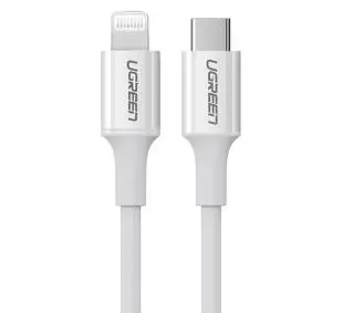 UGREEN Lightning do USB-C 3A US171 1,5m Biały