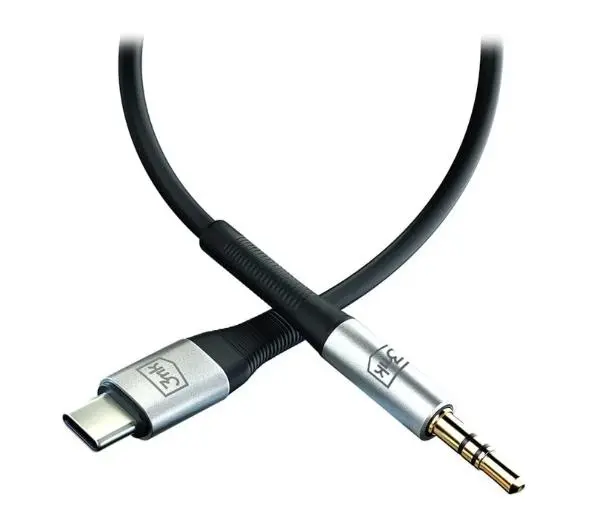 3mk USB-C na jack 3,5mm 1m Czarny