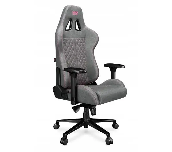 Yumisu 2050 Tkanina Biurowy do 150kg Jasnoszaro-różowy - Kup na Raty - RRSO 0%