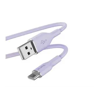 Puro ICON Soft PUUSBCICONLVD USB-A do USB-C 1,5m Fioletowy