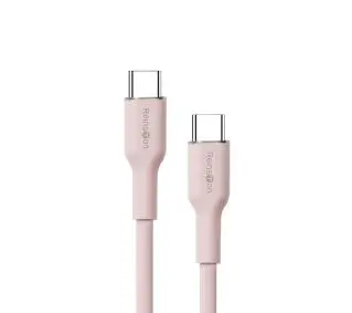 Reinston EKT50 USB-C do USB-C SOFT 65W 1,5m Różowy