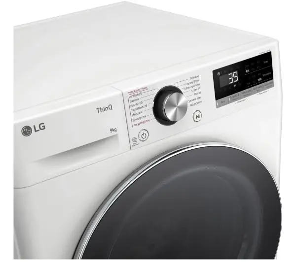 LG Vivace F4W90722W Funkcje AI 9kg 1400obr/min Zdalne sterowanie - Kup na Raty - RRSO 0%