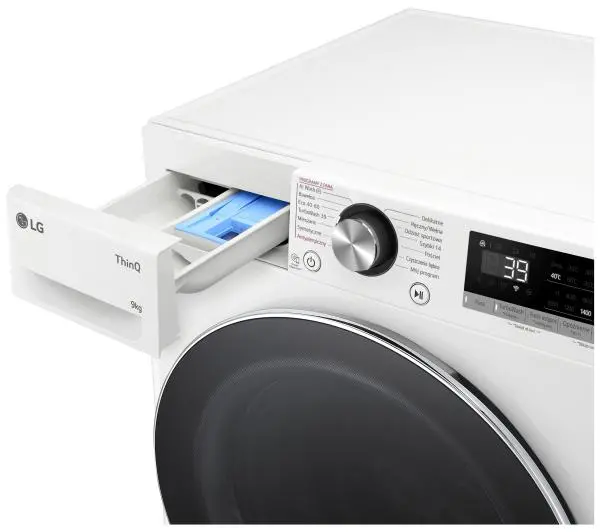 LG Vivace F4W90722W Funkcje AI 9kg 1400obr/min Zdalne sterowanie - Kup na Raty - RRSO 0%