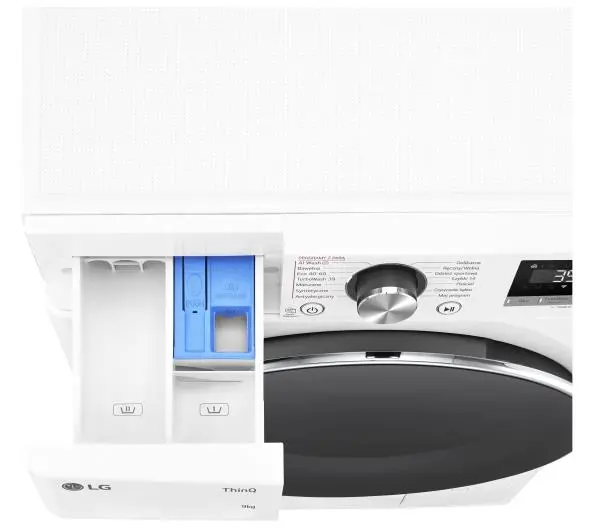 LG Vivace F4W90722W Funkcje AI 9kg 1400obr/min Zdalne sterowanie - Kup na Raty - RRSO 0%