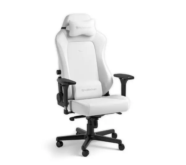 Noblechairs HERO White Edition Gamingowy do 150kg Skóra ECO High Tech Biały - Kup na Raty - RRSO 0%