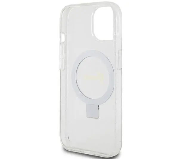 Guess Ring Stand Script Glitter MagSafe GUHMP15SHRSGSD do iPhone 15 / 14 / 13