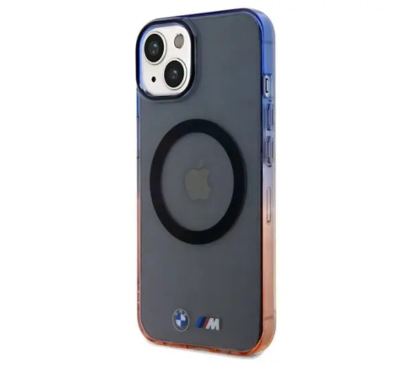 BMW Gradient Bumper MagSafe BMHMP15MHTGE do iPhone 15 Plus/14 Plus Szary
