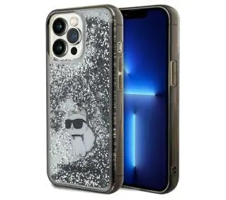 Karl Lagerfeld Liquid Glitter Choupette KLHCP13XLKCNSK do iPhone 13 Pro Max