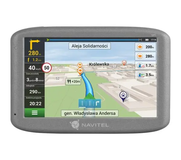 Navitel E501 5" mapa Europy
