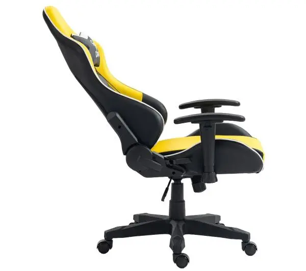 Cobra Rebel CR201 Gamingowy do 130kg Skóra ECO Żółto-czarny - Kup na Raty - RRSO 0%
