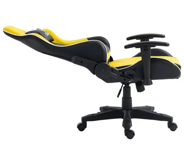 Cobra Rebel CR201 Gamingowy do 130kg Skóra ECO Żółto-czarny - Kup na Raty - RRSO 0%