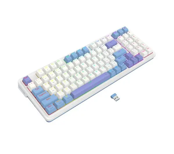 Redragon K664WBP-RGB-PRO Gloria Pro Biało-niebieski