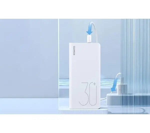 Romoss PHP30 Pro Sense 8+ 30000mAh 18W Biały