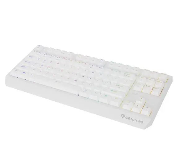 Genesis Thor 230 TKL US RGB Outemu Red Biały