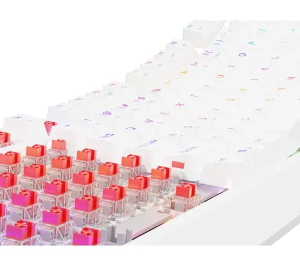 Genesis Thor 230 TKL US RGB Outemu Red Biały