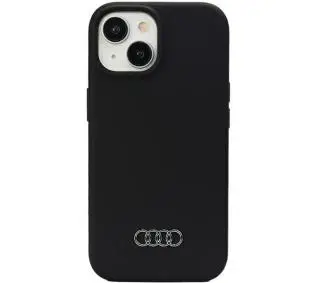 AUDI Silicone Case AU-LSRIP15M-Q3/D1-BK do iPhone 15 Plus Czarny