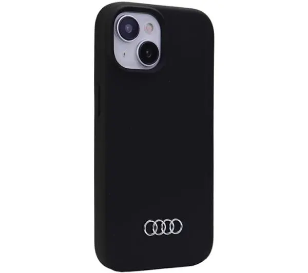 AUDI Silicone Case AU-LSRIP15M-Q3/D1-BK do iPhone 15 Plus Czarny