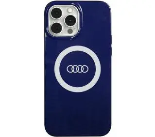 AUDI IML Big Logo MagSafe Case AU-IMLMIP13PM-Q5/D2-BE iPhone 13 Pro Max Niebieski