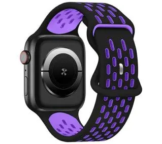 Beline do Watch New Sport Silicone 38/40/41mm Czarno-fioletowy