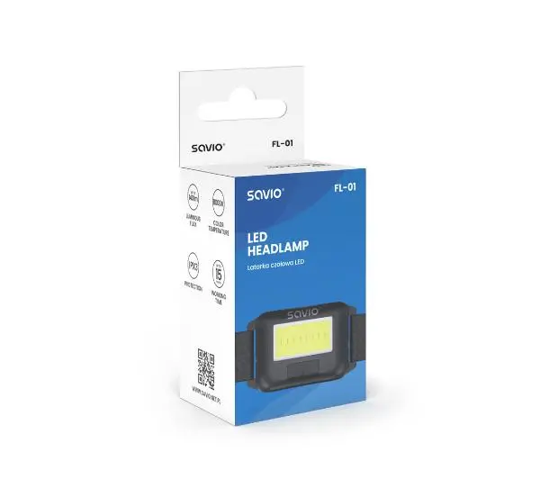 Savio FL-01, czołowa, COB LED, 140 lm