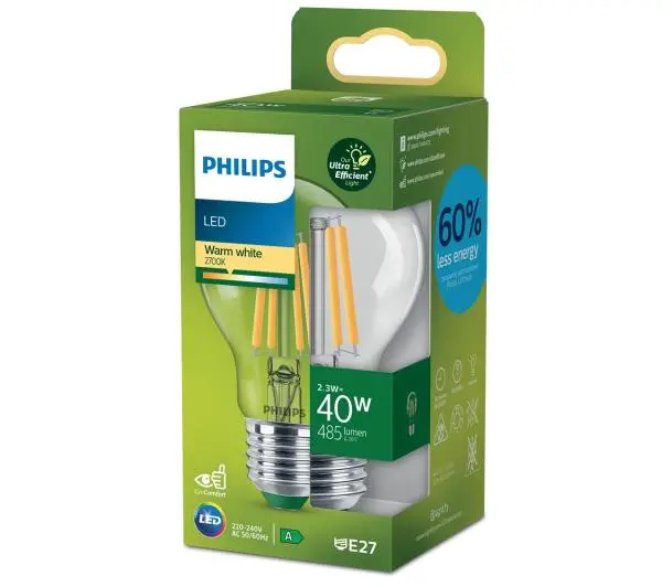 Philips 2,3W (40W) E27
