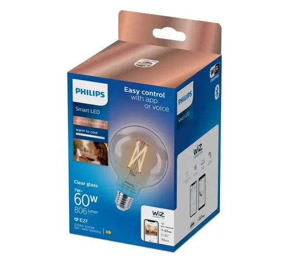 Philips E27 G95 7W 60W
