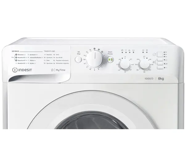 Indesit MTWSC 61053 W PL Slim 6kg 1000obr/min - TRZECI -55%, ALBO 5-TY ZA 1ZŁ - Kup na Raty - RRSO 0%