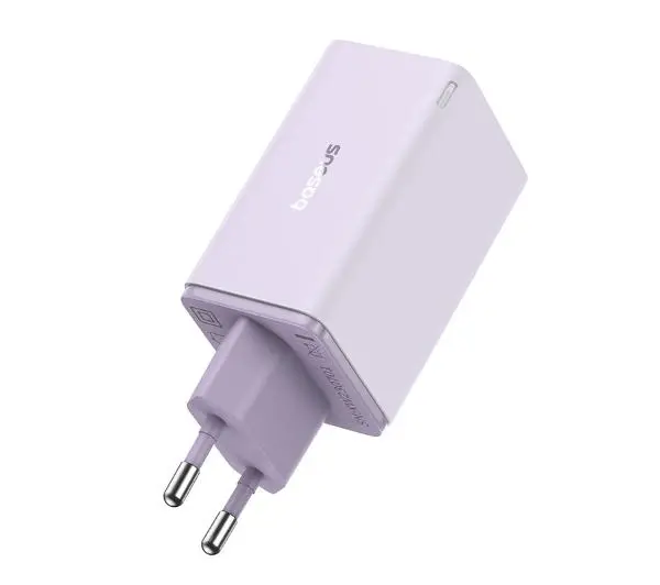 Baseus GaN6 Pro 2xUSB-C + 2xUSB 65W Fioletowy