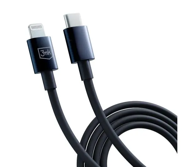 3mk Hyper USB-C do Lightning 20W 1,2m Czarny