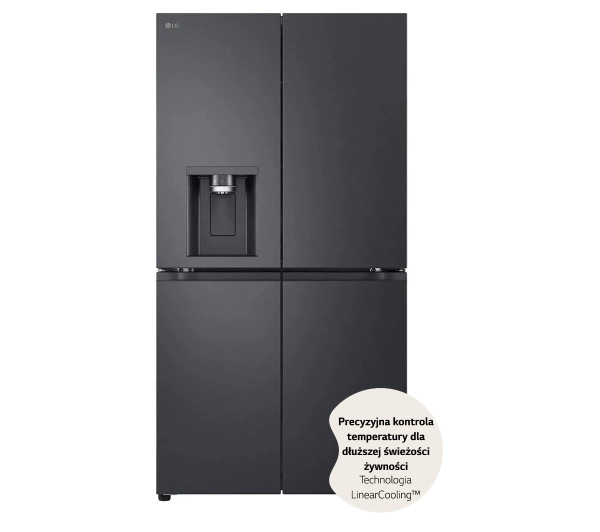 LG GML960EVBE Funkcje AI Pełny No Frost 179,2cm Szuflada z kontrolą wilgotności Zdalne sterowanie Ciemny grafit stal - TRZECI -55%, ALBO 5-TY ZA 1ZŁ - Kup na Raty - RRSO 0%