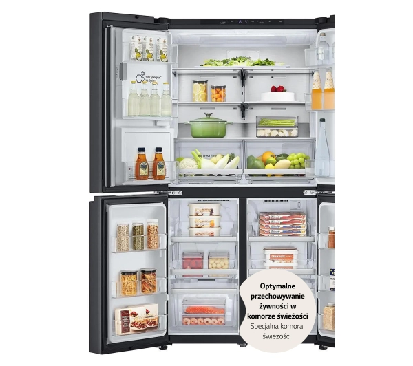LG GML960EVBE Funkcje AI Pełny No Frost 179,2cm Szuflada z kontrolą wilgotności Zdalne sterowanie Ciemny grafit stal - TRZECI -55%, ALBO 5-TY ZA 1ZŁ - Kup na Raty - RRSO 0%