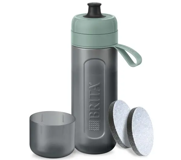 Dzbanki filtrujące - Brita Active 0,6l 2 wkłady Zielony