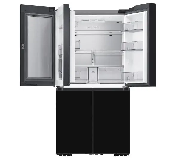 Samsung RF65DB960E22 Funkcje AI Pełny No Frost 185,3cm Dystrybutor wody Zdalne sterowanie Czarne szkło - Kup na Raty - RRSO 0%