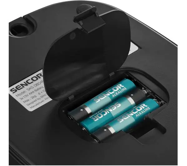 Sencor SKS 0804BK Tarowanie 2kg
