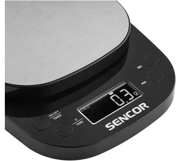 Sencor SKS 0804BK Tarowanie 2kg