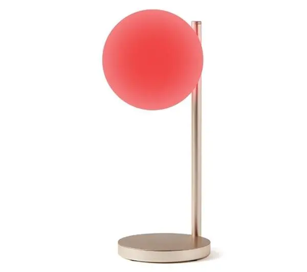 Lexon Bubble LED z ładowarką indukcyjną 15W LH70D Złoty