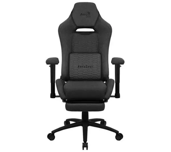Aerocool ROYAL AeroWeave Gamingowy do 150kg Tkanina Ash Black