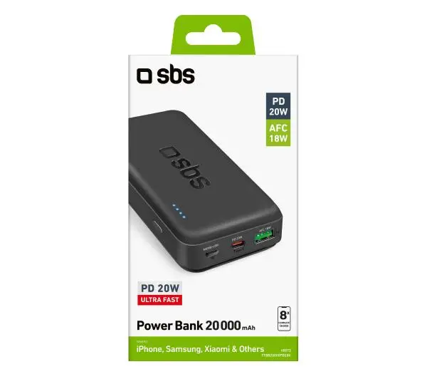 SBS TTBB20000PD20K 20000mAh 20W Czarny