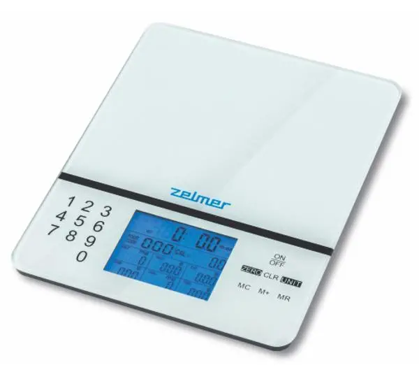 Wagi kuchenne - Zelmer ZKS1500N Tarowanie 5kg