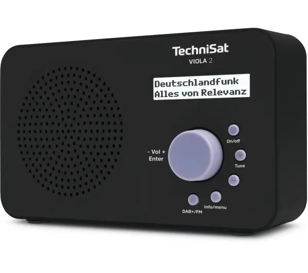 TechniSat VIOLA 2 Radio FM DAB+ Czarny