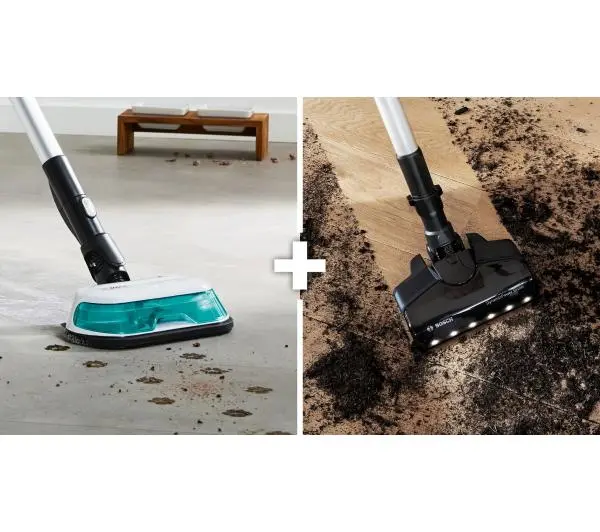 Bosch Unlimited 7 ProHygienic Aqua BCS71HYG3 40min Funkcja mycia Wymienny akumulator Mini elektroszczotka - Kup na Raty - RRSO 0%