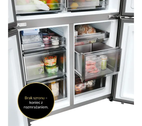 Haier HCR79F19EHMD Pełny No Frost 190,5cm Dystrybutor wody Zdalne sterowanie Dark inox - Kup na Raty - RRSO 0%
