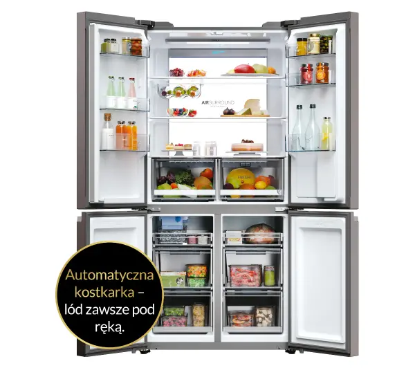 Haier HCR79F19EHMD Pełny No Frost 190,5cm Dystrybutor wody Zdalne sterowanie Dark inox - Kup na Raty - RRSO 0%