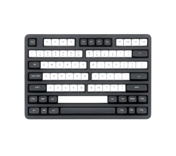 Redragon A132 PBT Doubleshot Biało-czarny